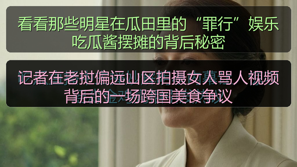 911爆料网 - 记者在老挝偏远山区拍摄女人骂人视频背后的一场跨国美食争议
