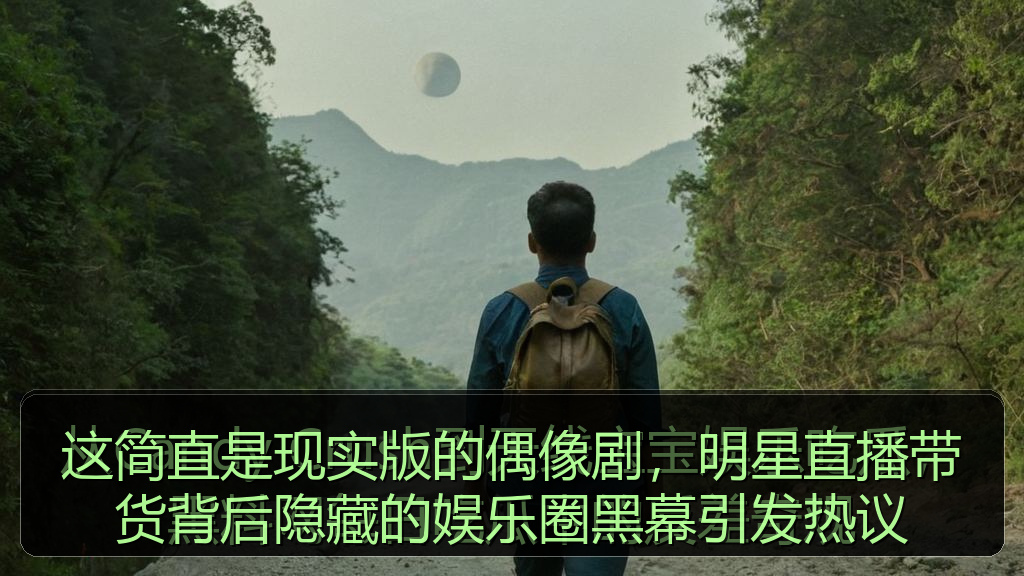 这简直是现实版的偶像剧，明星直播带货背后隐藏的娱乐圈黑幕引发热议