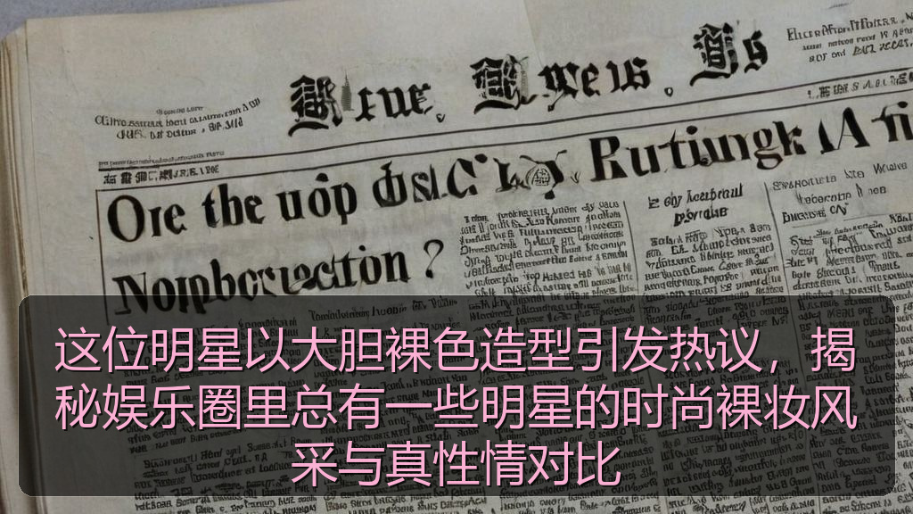 这位明星以大胆裸色造型引发热议，揭秘娱乐圈里总有一些明星的时尚裸妆风采与真性情对比
